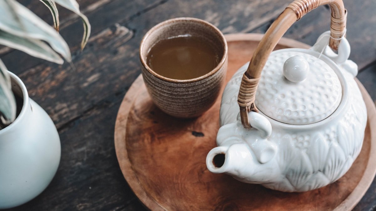 Loose leaf tea ready for a calm brewing ritual